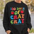 100 Days Of Cray Cray Apples And Books Sweatshirt Gifts for Him 100 Days Of Cray Cray Apples And Books Sweatshirt Gifts for Him