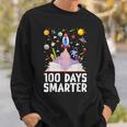 100th Day Of School 100 Days Smarter Books Space Astronaut Sweatshirt Gifts for Him 100th Day Of School 100 Days Smarter Books Space Astronaut Sweatshirt Gifts for Him