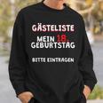 18th Birthday Guest List Guest Book Years T-Shirt Sweatshirt Gifts for Him 18th Birthday Guest List Guest Book Years T-Shirt Sweatshirt Gifts for Him