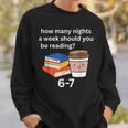 67 Meme English Teacher Reading Book Lover Humor Sweatshirt Gifts for Him