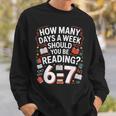 67 For Reading With Books Sweatshirt Gifts for Him