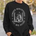 Abibliophobia Book Lover Sweatshirt Gifts for Him