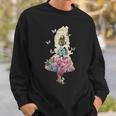 Alice In Wonderland Magical Garden Vintage Book Sweatshirt Gifts for Him