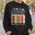 Applied Behavior Analysis ABA Therapist Floral Books Sweatshirt Gifts for Him