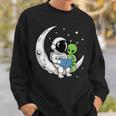 Astronaut Alien Reading Book Moon Space Sweatshirt Gifts for Him Astronaut Alien Reading Book Moon Space Sweatshirt Gifts for Him