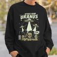 Attack From Uranus Retro Space Alien UFO Comic Book Sweatshirt Gifts for Him