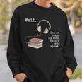 Audiobook Enthusiasts Headphones Book Club Bookworm Sweatshirt Gifts for Him