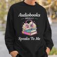 Audiobooks Listener Fun Tee Audio Book And Book Nerd Sweatshirt Gifts for Him