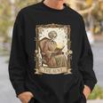 The Aunt Tarot Card Women Skeleton Aunty Book Lover Sweatshirt Gifts for Him The Aunt Tarot Card Women Skeleton Aunty Book Lover Sweatshirt Gifts for Him