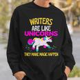 Authors Writer Magic Funny For Book Publisher And Writers Sweatshirt Gifts for Him