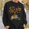 Avid Reader- Book Worm Floral Bird Sweatshirt Gifts for Him
