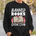 Banned Books Social Club Sweatshirt Gifts for Him
