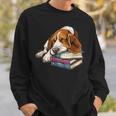 Basset Hound Books Dog Breed Graphic Sweatshirt Gifts for Him