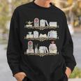 Belle Inspired Book Shelf Art Rose Book Lover For Women Sweatshirt Gifts for Him
