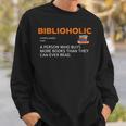 Biblioholic Definition Reading Nerd Book Lovers Geek Sweatshirt Gifts for Him Biblioholic Definition Reading Nerd Book Lovers Geek Sweatshirt Gifts for Him