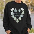 Big Winter Mood Book Lover's Sweatshirt Gifts for Him