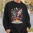 Book Adventure Reading Fun For Kids And Young Readers Sweatshirt Gifts for Him