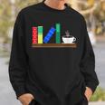 Book Books Shelf Coffee Reading Hobby Sweatshirt Gifts for Him