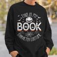 Book Character Costume Halloween Fun Sweatshirt Gifts for Him
