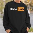 Book Club Logo For Novel Literature Reading Lover Sweatshirt Gifts for Him Book Club Logo For Novel Literature Reading Lover Sweatshirt Gifts for Him
