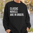 Book Club Organizer Meme Quote Sweatshirt Gifts for Him