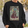 A Book a Day Keeps Reality Away Fairy Reading Tarot Card Sweatshirt Gifts for Him A Book a Day Keeps Reality Away Fairy Reading Tarot Card Sweatshirt Gifts for Him