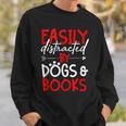 Book Dog Lover Reading Library Librarian Sweatshirt Gifts for Him Book Dog Lover Reading Library Librarian Sweatshirt Gifts for Him