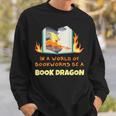 Book Dragon Librarian Book Lovers Sweatshirt Gifts for Him Book Dragon Librarian Book Lovers Sweatshirt Gifts for Him