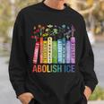 Book Flower Abolish ICE Meme For Women Girl Sweatshirt Gifts for Him