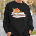 Book Flower Sweatshirt Gifts for Him