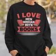 Book Friends Aroace Agender Asexual Flag Pride Lgbtq Books Sweatshirt Gifts for Him