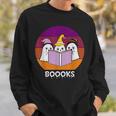 Book Ghost Reading Halloween Teacher For Men Women Sweatshirt Gifts for Him