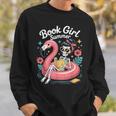 Book Girl Summer Skeleton Reading Books Lovers Beach Sweatshirt Gifts for Him Book Girl Summer Skeleton Reading Books Lovers Beach Sweatshirt Gifts for Him
