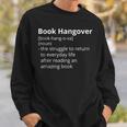 Book Hangover Definition Description Sweatshirt Gifts for Him