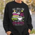Book Lover & Coffee Reader Reading Quote Women & Girls Sweatshirt Gifts for Him
