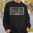 Book Lover Cryptid Book Club Meme Bigfoot Alien Reader Sweatshirt Gifts for Him