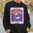 Book Lover Goose Take Me Away UFO Book Humor Sweatshirt Gifts for Him