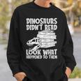 Book Lover Librarian Reading Rat Bookworm Sweatshirt Gifts for Him
