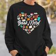Book Lover Book Nerd Bookworm Bookish Librarian Sweatshirt Gifts for Him
