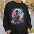 Book Lovers Cool Astronaut Reading Books In Space Kids Sweatshirt Gifts for Him