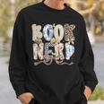 Book Nerd Coquette Bow Booktrovert Reading Lover Bookish Sweatshirt Gifts for Him