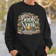 Book Nook Enthusiast Cozy Library Reader Collector Sweatshirt Gifts for Him