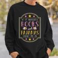 Book Pajama Lover Quote Bookaholic Men Women Kids Sweatshirt Gifts for Him