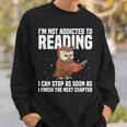 Book Reader Art For Men Women Bookish Book Nerd Lover Sweatshirt Gifts for Him