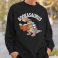Book Reading Dinosaur T-Rex Dino Bookworm Sweatshirt Gifts for Him