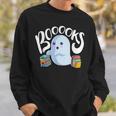 Book Reading Lover Halloween Ghost Librarian Reading Club Sweatshirt Gifts for Him