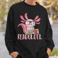 Book Reading Readolotl Amphibian Animal Bookworm Axolotl Sweatshirt Gifts for Him Book Reading Readolotl Amphibian Animal Bookworm Axolotl Sweatshirt Gifts for Him
