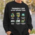 Book Reading Reviewing Books Free Time Bookworm Bookish Sweatshirt Gifts for Him