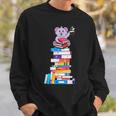 Book Reading Tea Coffee Kawaii Bookworm Koala Sweatshirt Gifts for Him