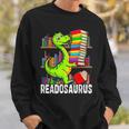Book Readosaurus Dinosaur Books Library Reading Lovers Sweatshirt Gifts for Him